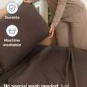 Extra Deep Cal King Sheet Set - 6 Piece Breathable and Cooling Sheets - Hotel Luxury Bedding for Women, Men, Kids & Teens - Easy Secure Fit - Soft, Wrinkle Free and Comfy - Extra Deep Pockets - Brown