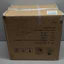 GarveeHome Lighted Christmas Snowman, 2 ft Winter Snowman Decorations with Built-in Lights, Black Hat, Scarf, Pre-Lit Outdoor Christmas Decor for Holiday Garden Yard Decorations