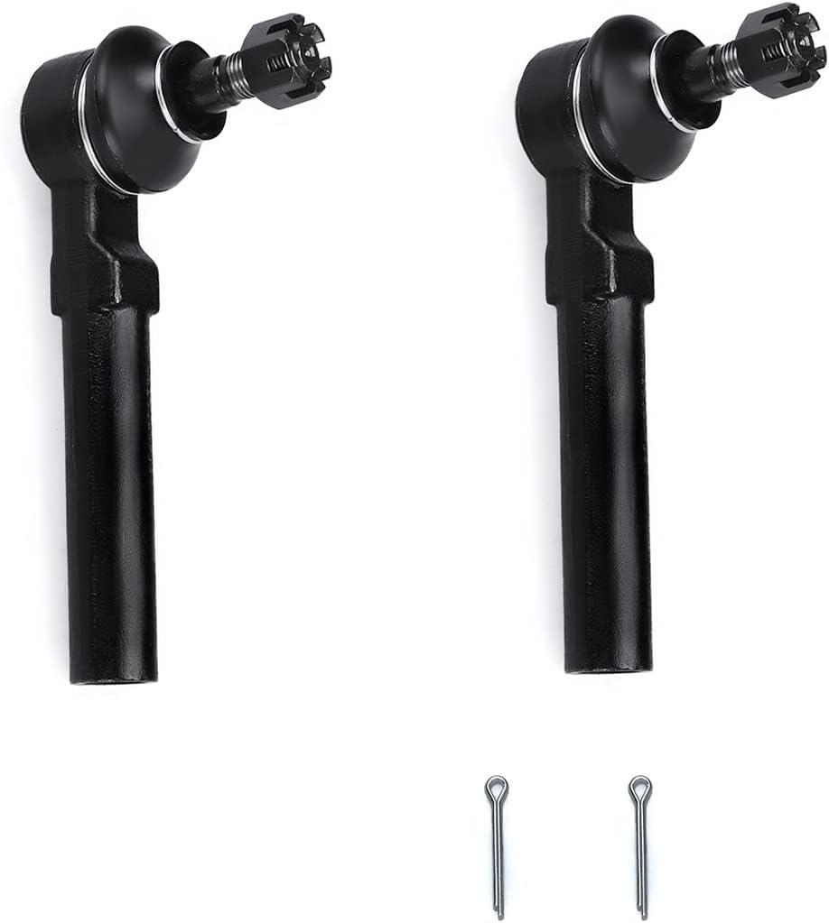 KFVF 2 Pack Tie Rod End Kit ES3692 for Subaru Forester 1998-2019, ES3692 Outer Tie Rod End for Subaru Impreza 1997-2016, Legacy 1993-2014, Outback 2000-2014, Steering Tie Rods for Saab 9-2x 2005-2006