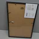 upsimples 12x18 Picture Frame, Display Pictures 11x17 with Mat or 12 x 18 Without, Wall Hanging Poster Frames, Black, 1 Pack