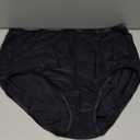 Vanity Fair Women's Illumination Brief Panties (Regular & Plus Size), Plus Size - Midnight Black, 12