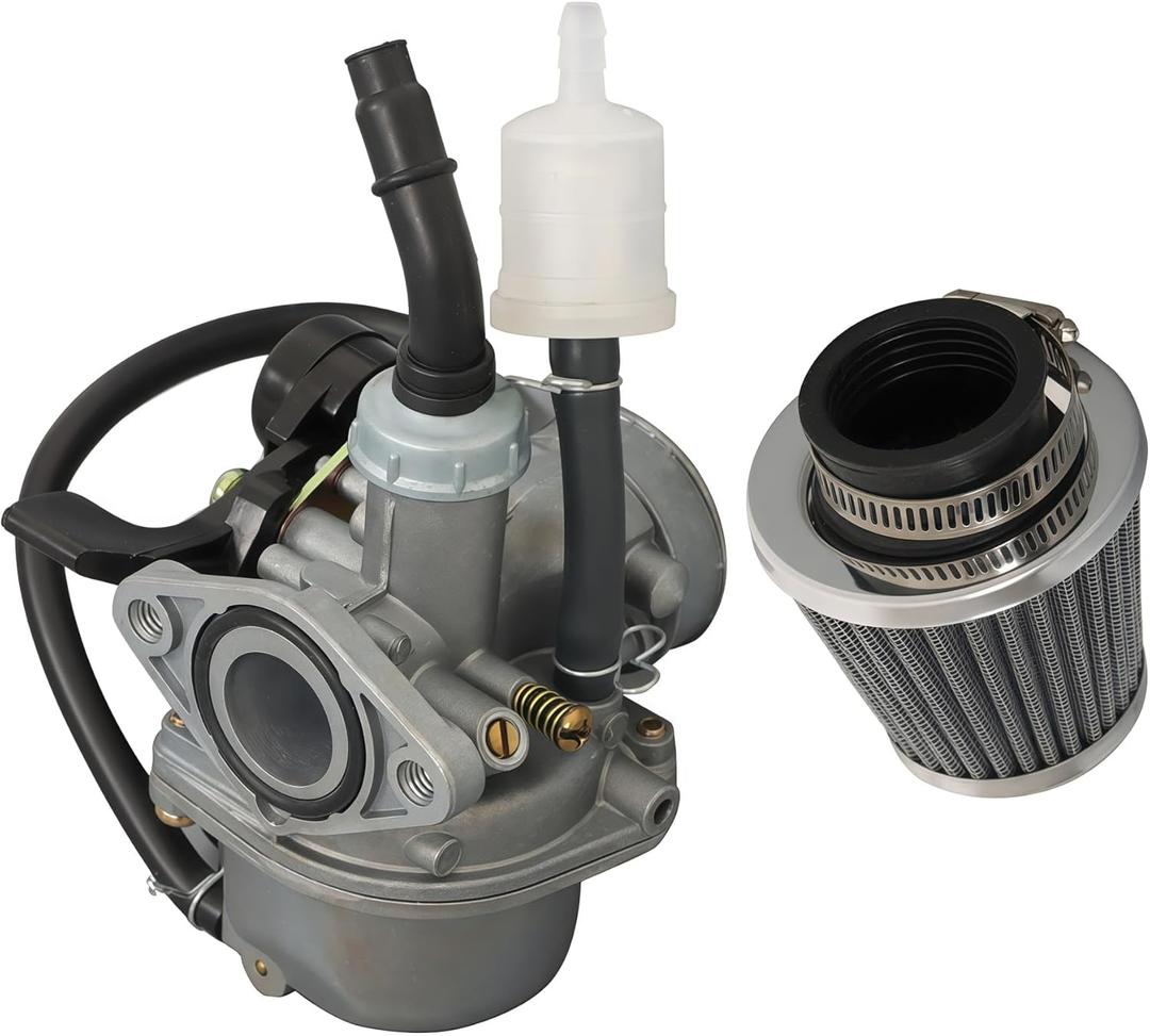 ALL-CARB PZ19 Carburetor 50cc 70cc 90cc 110cc 125cc Replacement for ATV Dirt Bike Go Kart with Air Filter