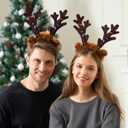 JOYIN Christmas Antler Headband,Light Up Cute Antler Headband Hat Adult Kids Christmas Party Supplies Xmas Holiday