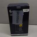 AMZCHEF Coffee Grinder, Burr Coffee Bean Grinder for Home Use with 48 Precise Grind Settings, Detachable Funnel Stand for Espresso, LED Control Panel, Anti-static Design, silver