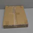 Small Round Side Table - 3-Tier Oval Accent Table for Small Spaces, Rustic Wood and Metal Couch End Table, Nightstand for Bedroom or End Table Living Room, Easy to Assemble, Rustic Brown (1-Pack)