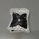 2 x 3Inch Glitter Fashion Bow Hairpin Sparkling Black Sequins Bow Hair Clip Barrettes for little Baby Toddler Girls,Teens, Kids Children Cute Halloween Costume Dress up Accessories