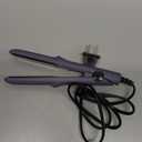 2026 New & Upgraded Mini Dual Purpose Curling Iron, 2-in-1 Curling Wand & Flat Iron Hair Straightener for Women - Portable Travel Curling Iron for Short, Medium, Long and All Hair Types (Purple)