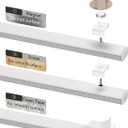 Under Cabinet Motion Sensor Lighting Indoor Plug in, 16" 12V LED Under Counter Lights Super Bright Ultra Thin Magnetic for Kitchen/Hallway/Toilet/Garage/Closet(Cold White/6000K, 2 Pack)