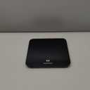 Digital Bathroom Scale for Body Weight: High-Precision 4-Sensor Accuracy, LED Display, 400lb/180kg Capacity, Safe Rounded Corners, Batteries Included (Black)