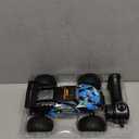 Remote Control Car, All Terrain Remote Control Truck for Boy, 2.4GHz Rc Car with Bodylight and Two Rechargeable Batteries, 20KM/H Monster Truck Toys (Blue)