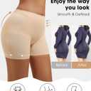 Waist Trainer For Women Lower Belly Fat Butt Lifting Womens Underwear Seamless Tummy Control Fake Buttock Panties (Beige, S)