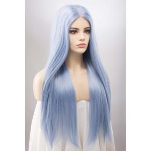 Icy Sky Blue Lace Front Synthetic Wig Safaina