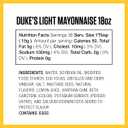 2 x Dukes Light Mayonnaise Squeeze Bottle - Smooth & Creamy, 18 Ounce (Pack of 1)