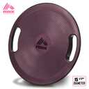 RBX Wobble Balance Board with Built-in Handles and Textured Surface for Physical Therapy, Core Training, Home Gym Workout (Purple)