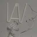 Blue Neon Letters Light LED Letter Signs USB/Battery Powered Lights LED Alphabet Sign Marquee Letter Decor Night Lights for Birthday Anniversary Bar Christmas Gifts Wedding Party Decoration (W)