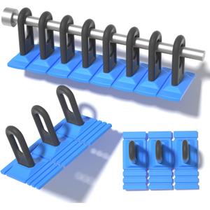 Car Dent Repair Tools Heavy Duty Paintless Repair Removal Tools Strong Dent Puller Handle Lifter Blue Glue Tabs Powerful Body Repair Dent Remover Tool Kit for Car Dent Repair (Blue)