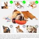 Dog Toys Chewers,Dog Chew Toy for Aggressive Chewers Hotdog,Squeaky Dog Toy Interactive (Red Hotdog)