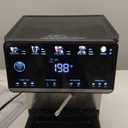 ecozy 4-in-1 Espresso Machine and Coffee Maker Combo with Milk Frother, Cold Brew & Over Ice, Interactive Touch Screen, Stainless Steel, Brezzano Elite Series for Cappuccinos, Lattes, Americanos (Silver)