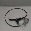 BUCKLOS mountain bike brakes, mechanical brake cable actuation, caliper with aluminum alloy levers, 160mm rotor, universal PM adapter for electric bikes/folding bikes/scooters/fat tire bikes, PCS 1