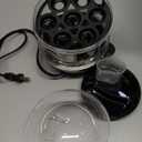 Hamilton Beach 3-in-1 Electric Egg Cooker for Hard Boiled Eggs, Poacher, Omelet Maker & Vegetable Steamer, Holds 14, Black (25508)