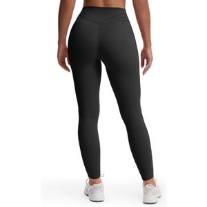Aoxjox High Waisted Workout Leggings for Women Trinity Yoga Pants 26.5" (Medium, Black)