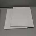 MECCANIXITY 2 Pack Wood Canvas Boards, 10x12 Inch Art Canvases Square Unfinished Wood Panel for Painting, Crafts, DIY Projects, Pouring Art