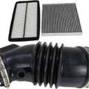Intake Hose Tube & Air Filter & Cabin Air Filter Fit for 2009-2015 Honda Pilot V6 3.5L Replace 17228-RN0-A00 17220-RN0-A00 80292-SHJ-A41