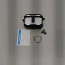 DASFOND Armor Earphone Cover Case for Airpods Pro 2, Military Grade Full Body Shockproof Protection Hard Case, Support Wireless Charging with Keychain, Magnetic Lid, Front LED Visible, Silver