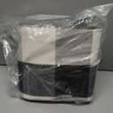 MUBIN Cotton Buffalo Plaid Rug, 24x52 Black and White Outdoor Rug Front Door Decorative Mat, Washable Doormat Foldable Area Rug Layered Door Mats Rug for Front Porch, Entryway, Patio