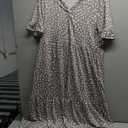 ANRABESS Womens Summer Maxi Dresses Casual Ruffle Short Sleeve V Neck Flowy Tiered 2026 Spring T Shirts Beach Boho Dress Large