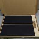 Portable Wooden Slant Board for Calf Stretching Squats Calf Stretcher Pilates Physical Therapy Equipment Adjustable Incline Board for Knees Ankle Heel Feet Leg