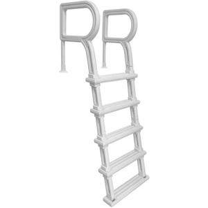 Removable Above Ground Pool Ladder with Dual Handrails Heavy Duty Pool Ladder for 4854 Inch Wall, Non-Slip Swimming Pool Ladder Steps, Main Access Entry for Above Ground Pools