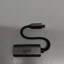 uni USB C to Ethernet Adapter, Driver Free RJ45 to USB C [Thunderbolt 3/4 Compatible], 1Gbps Type-C Gigabit Ethernet LAN Network Adapter for MacBook Pro/Air, iPhone 15 Pro/Max, Dell XPS, Galaxy S8-S24