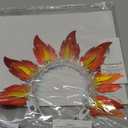 Zoestar Light Up Flame Headband LED Fire Headbands Party Hair Accessories for Women