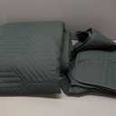 Exclusivo Mezcla California King Quilt Bedding Set, Lightweight Green Oversized King Bedspreads Soft Modern Geometric Coverlet Set for All Seasons (1 Quilt and 2 Pillow Shams)