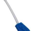 Lola Products Bath & Toilet Bowl Scrubber Brush w/Comfort Handle & Hang Hole. Non-Scratch, Removes Rings w/Scrubbing Pad, 1 Pack