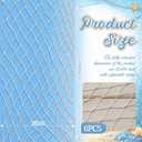 SATINIOR 3 Pcs Fish Net Party Decorations Fishing Net Table Runner 12*118'' Decorative Nautical Cotton Fishnet for Pirate Mermaid Hawaiian Luau Ocean Beach Under the Sea Themed Party Decor (Natural)