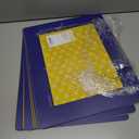 Clearview, Transparent PVC Window with Adhesive Frame, Letter Size; 11 Wide x 8.5 High: 10 Pack (Blue)