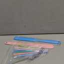 Patelai 12 Pieces Wax Sticks Silicone Waxing Spatulas for Hair Removal Reusable Silicone Applicator Different Sizes Scrapers Hard Sticks for Home Salon Body Use