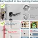Fuers Portable Door Lock & Door Stop Alarm, Dual Protection Home Security Door Kit Door Stopper Self Defensey Tools for Hotel Travel Home