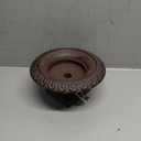 Esschert Design Low French Urn, Cast Iron, Antique Brown - Small