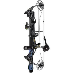 Sanlida Archery Dragon X8 RTH Compound Bow Package for Adults and Teens,18-31 Draw Length,0-70 Lbs Draw Weight,up to IBO 310 fps,No Bow Press Needed, RH Only