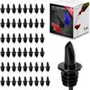Esatto 50 Pieces Plastic Bottle Pourer or Liquor Spout Pourer - Versatile as a Drink Pourer, Alcohol Pourer Spouts and Syrup Easy Pourer Dispense - Easy Install, Durable, Professional Bar Tool