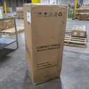 Anypro 3.2 Cu.Ft Fridge with Freezer with 2 Doors, Refrigerator with 7 Level Temperatures, LED Light, Adjustable Shelves, Food Storage Cooling Drink for Bedroom, Office, Dorm, Apartment, Black