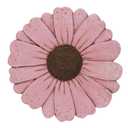 Landoraloria Cement Flower Stepping Stone 10 Daisy Garden Path Stone for Yard & Walkway Handcrafted Non-Slip Outdoor Patio Decor Weather-Resistant Cement Stone (Pink)