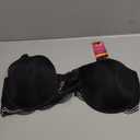 Maidenform Women's Racerback Bra with Shaping & Support, One Fab Fit Underwire Bras for Women, Lightly Lined, Front Close (40D, Black)