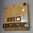 FH Group Doe16 Fluffy Faux Rabbit Fur Car Seat Cushions - Rear Seat Covers for Cars Trucks SUV,Car Seat Cushions, Cozy Car Seat Cover Cushion, Universal Fit Car Seat Protector Rear Set Black