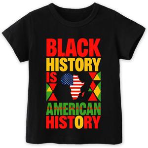 Kids Black History Shirt,Toddler Black History Month T-Shirt Boys Girls, African American Tee, Size: 3-4T