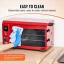 VEVOR Shawarma Grill Machine - 2 String Barbecue Capacity Chicken Shawarma Cooker Electric Broiler Gyro Rotisserie Oven Doner Kebab Grill for Home, Restaurant, Kitchen Parties