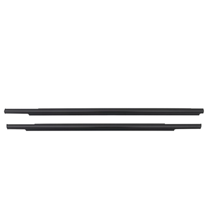 MotorFansClub 2Pcs Weatherstrip Window Sealing Fit for Mitsubishi Outlander 2006 2007 2008 2009 2010 2011 2012 Sealing Strip Door Trim, Black Color